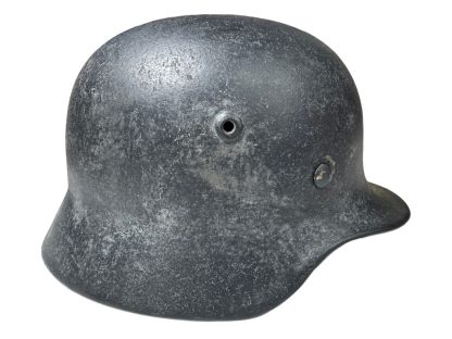 Original WWII German M35 Luftwaffe ex-white wash helmet