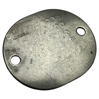 Original WWII USMCR dog tag