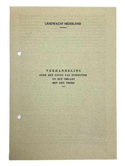 Original WWII Dutch 'Landwacht Nederland' set
