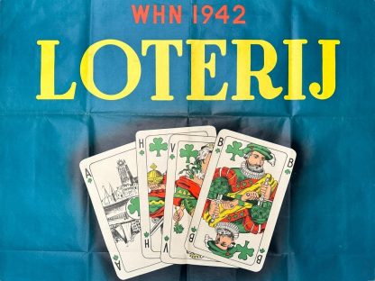 Original WWII Dutch Winterhulp Nederland lottery poster
