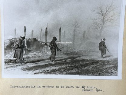 Original WWII German photo of an attack near Zjytomyr (MG42)