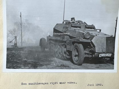 Original WWII German photo of a German halftrack