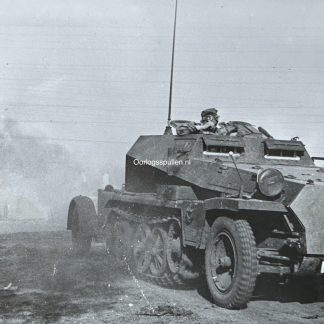 Original WWII German photo of a German halftrack