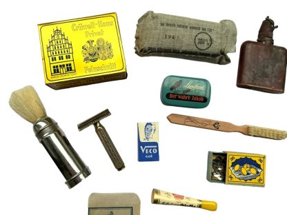 Original WWII German personal effects of the German soldier set