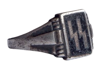 Original WWII German silver SS ring