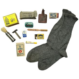 Original WWII German personal effects of the German soldier set