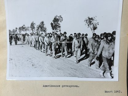 Original WWII German photo of American prisoners