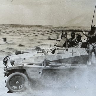 Original WWII German photo of Erwin Rommel in North Africa