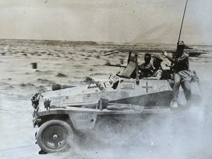 Original WWII German photo of Erwin Rommel in North Africa