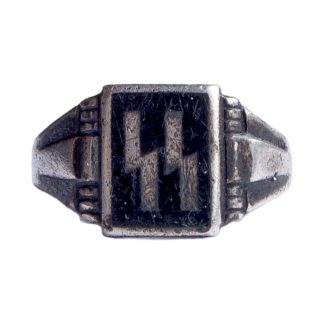 Original WWII German silver SS ring
