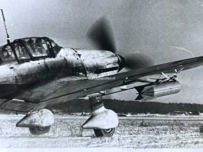Original WWII German photo of a Luftwaffe Stuka aircraft