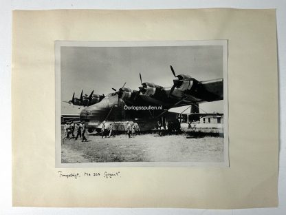 Original WWII German photo of a Luftwaffe ME 323 'Gigant' aircraft