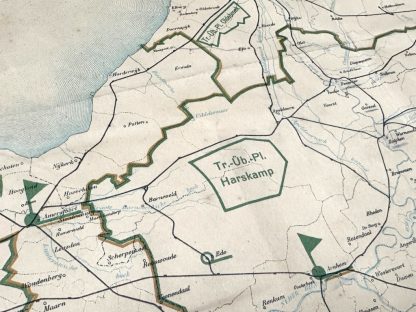 Original WWII German Feldkommandantur map of the Netherlands