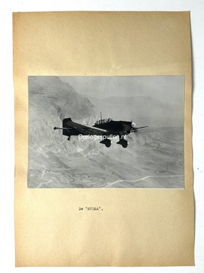 Original WWII German photo of German Stuka aircraft