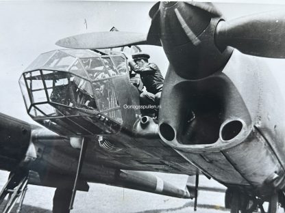 Original WWII German photo of a reconnaissance aircraft Focke-Wulf Fw 189