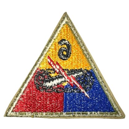 Original WWII US 6th Armored Division patch