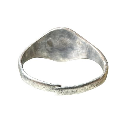 Original WWI German silver 'Weltkrieg' ring