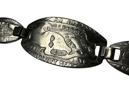 Original WWII US army bracelet from the Italian campaign