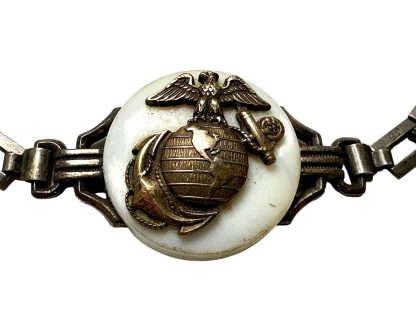 Original WWII USMC silver jewelry set