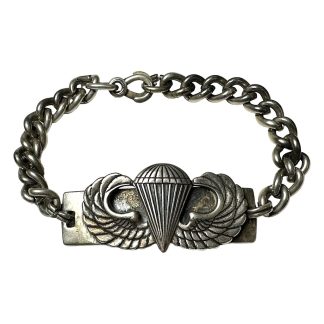 Original WWII US Airborne silver bracelet