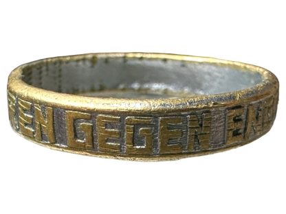 Original WWII German Kriegsmarine 'Wir Fahren gegen England' ring