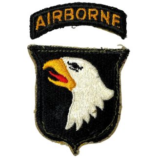 Original WWII US 101st Airborne Division patch militaria para screaming eagles