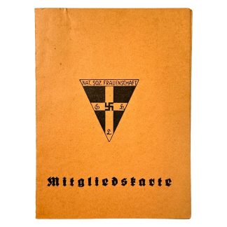 Original WWII German NS Frauenschaft mitliedskarte
