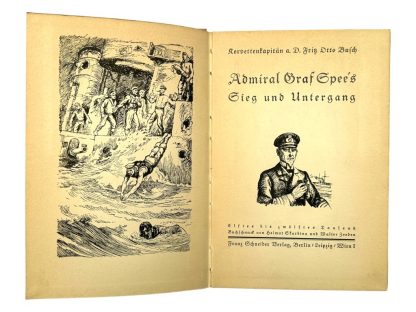 Original WWII German Kriegsmarine book Admiral Graf Spee