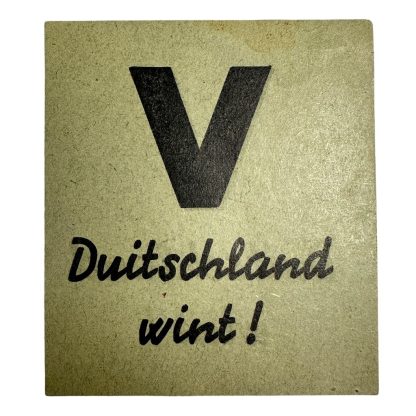 Original WWII Dutch NSB Victory – Germany Wins! Flyer militaria