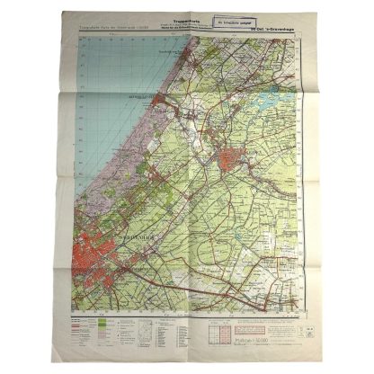 Original WWII German map Ost s'Gravenhage