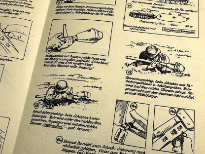 Original WWII German Panzerfaust instruction flyer