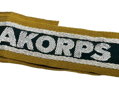 Original WWII German Afrikakorps cuff title