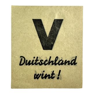 Original WWII Dutch NSB Victory – Germany Wins! Flyer NSB Duitschland wint!