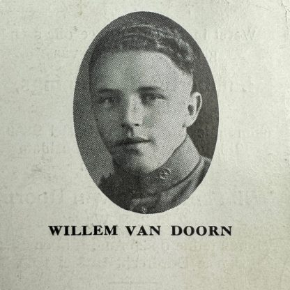 Original WWII Dutch May 1940 death card Dordrecht and Dubbeldam