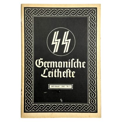 Original WWII Dutch SS Leithefte 1941 Nr. 1 militaria collaboratie