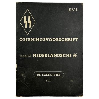 Original WWII Dutch SS exercise regulation from SS-Schule Avegoor militaria Nederlandsche SS