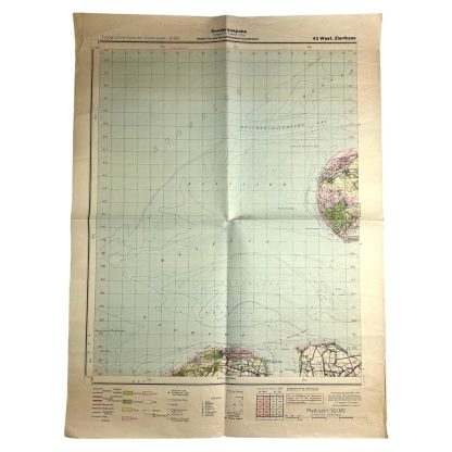 Original WWII German map West-Zierikzee