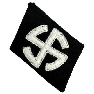Original WWII Danish SS-Schalburgkorps collar tab - Militaria - Waffen-SS insignia - Kragenspiegel Danmark SS -
