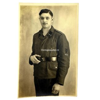 Original WWII Flemish NSKK volunteer photo - Militaria