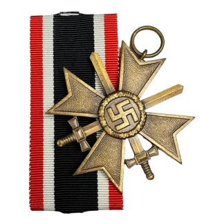 Original WWII German War Merit cross with Swords - Militaria - Kriegsverdienstkreuz mit Schwertern