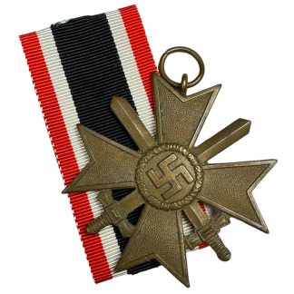 Original WWII German War Merit cross with Swords medal