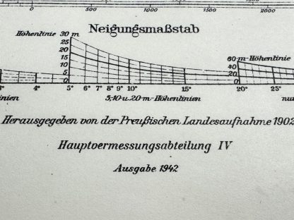 Original WWII German map of Niemegk