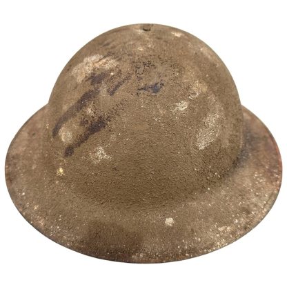 Original WWI US M1917 'Brodie' helmet militaria collectibles helm