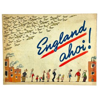 Original WWII German Anti-British comic strip - England ahoi! - Militaria