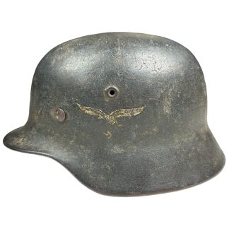 Original WWII German Luftwaffe M40 helmet militaria helm Stahlhelm World War II Tweede Wereldoorlog Zweiter Weltkrieg militair