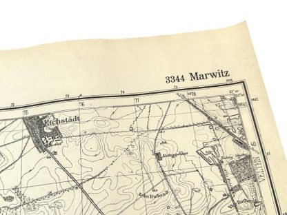 Original WWII German map of Marwitz