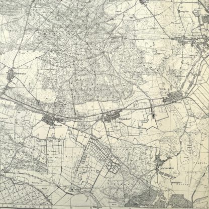 Original WWII German map of Marwitz