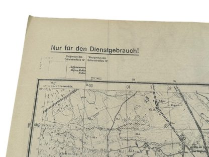 Original WWII German map of Ruhlsdorf (Teltow-Berlin)