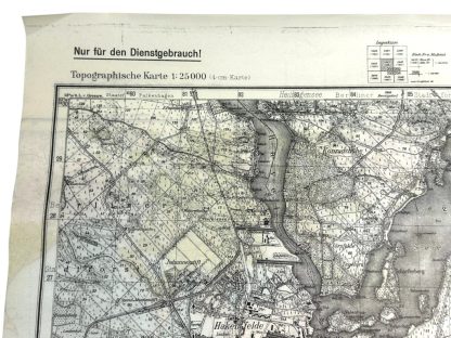 Original WWII German map of Spandau