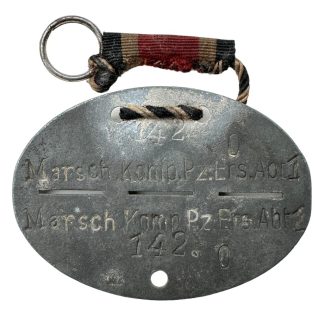 Original WWII German Erkennungsmarke Panzer-Ersatz-Abteilung 1
